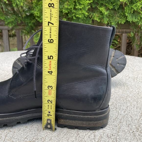 9E BALLY Calim Black Calfskin Leather Cap Toe Dress Boots Black Italy main image 10